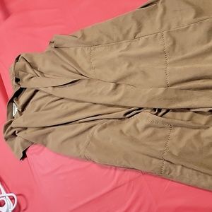 womens Brown cover up with pockets